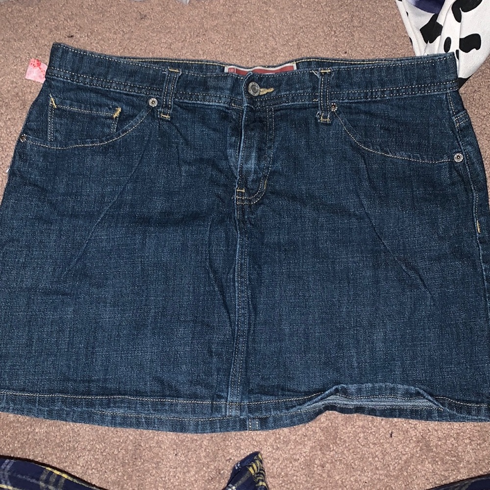 jean skirt